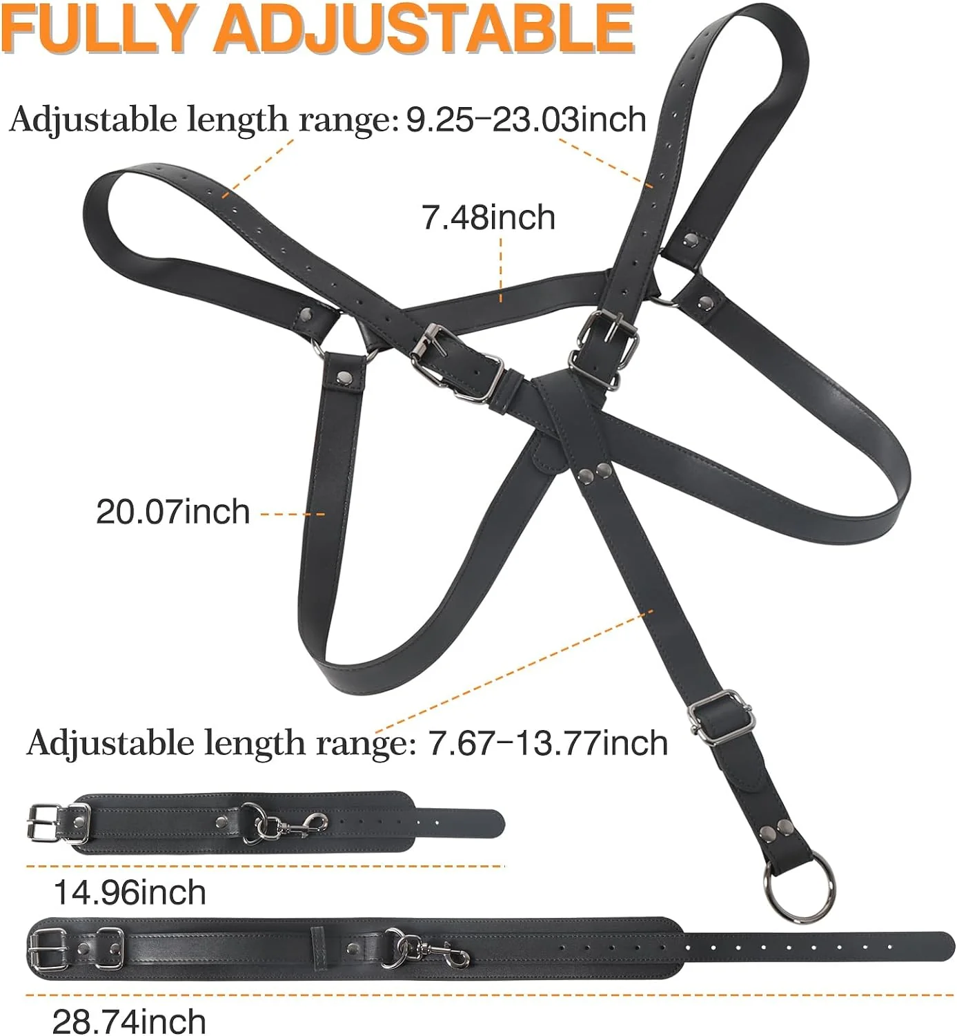 3-in-1 BDSM Reversible Restraint Kit - Image 4