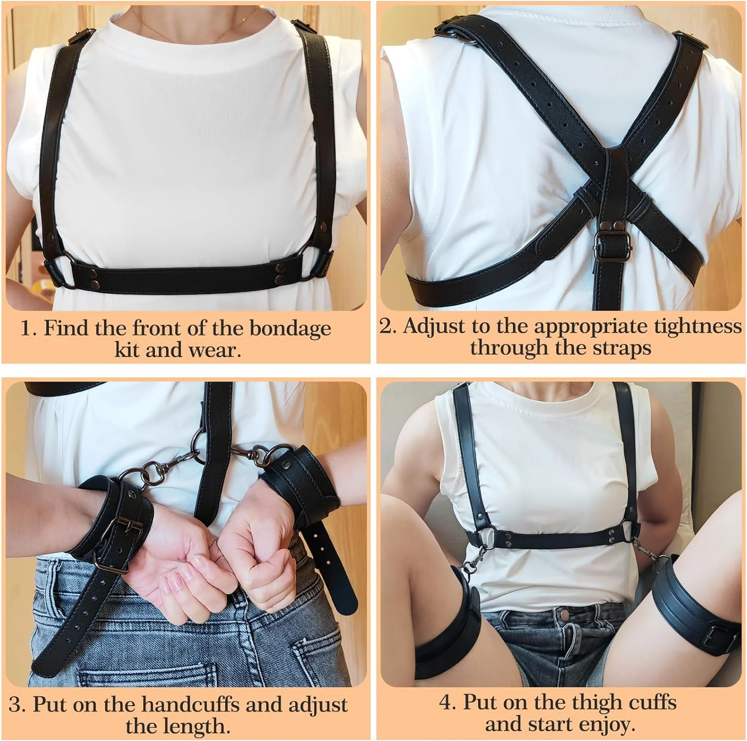 3-in-1 BDSM Reversible Restraint Kit - Image 6