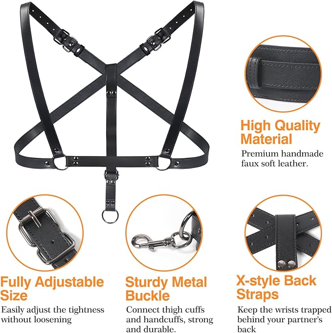 3-in-1 BDSM Reversible Restraint Kit - Image 7