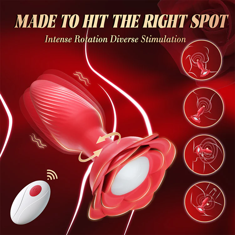 360° Rotating Vibration with LED Lights & Remote Control - Image 3