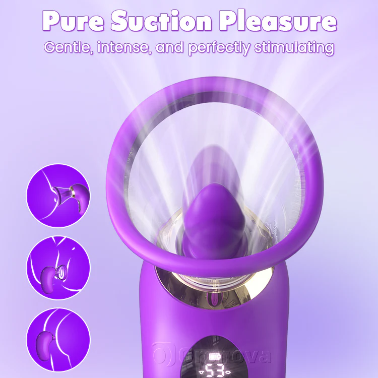 5-in-1  Sucking Vibrator with LCD Display - Image 7