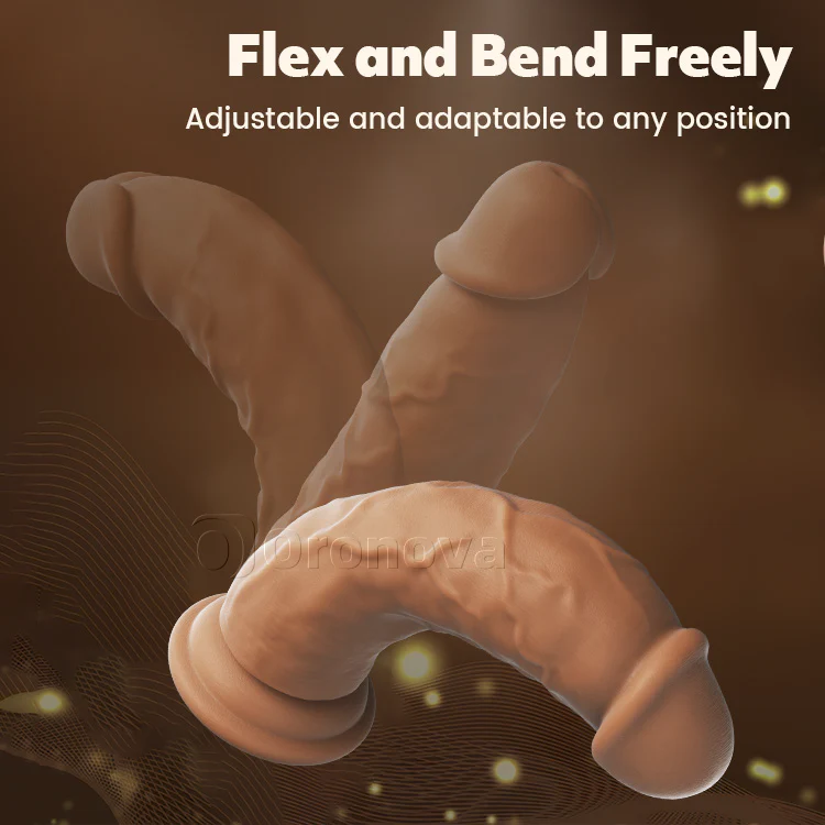 7-Inch 17cm Silicone Dildo with Suction Cup for Ultimate G-Spot, and Anal Stimulation - Image 4