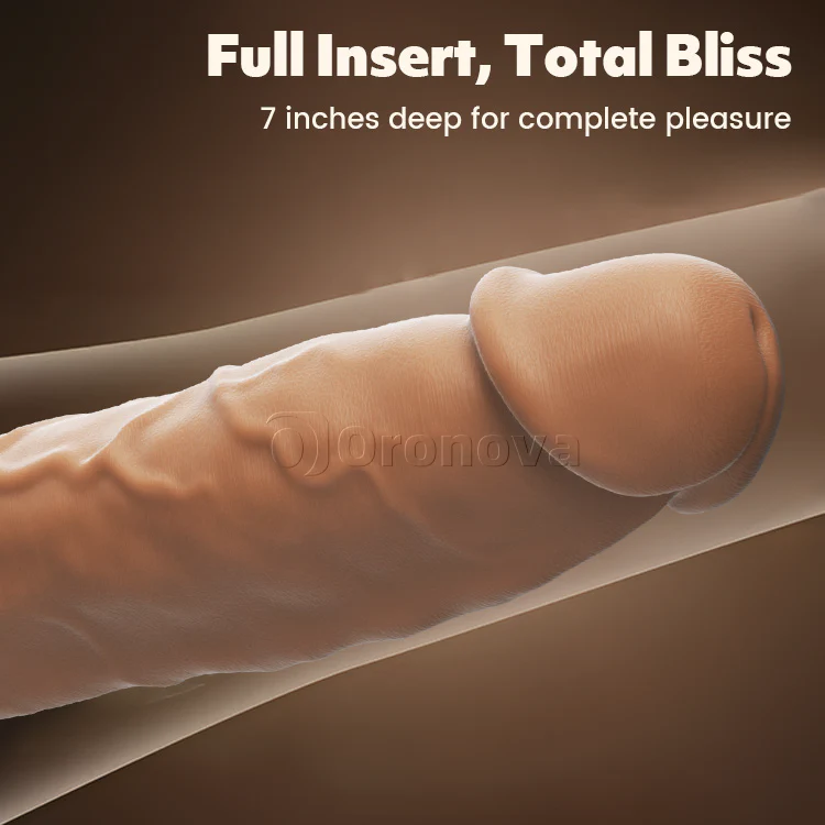 7-Inch 17cm Silicone Dildo with Suction Cup for Ultimate G-Spot, and Anal Stimulation - Image 5
