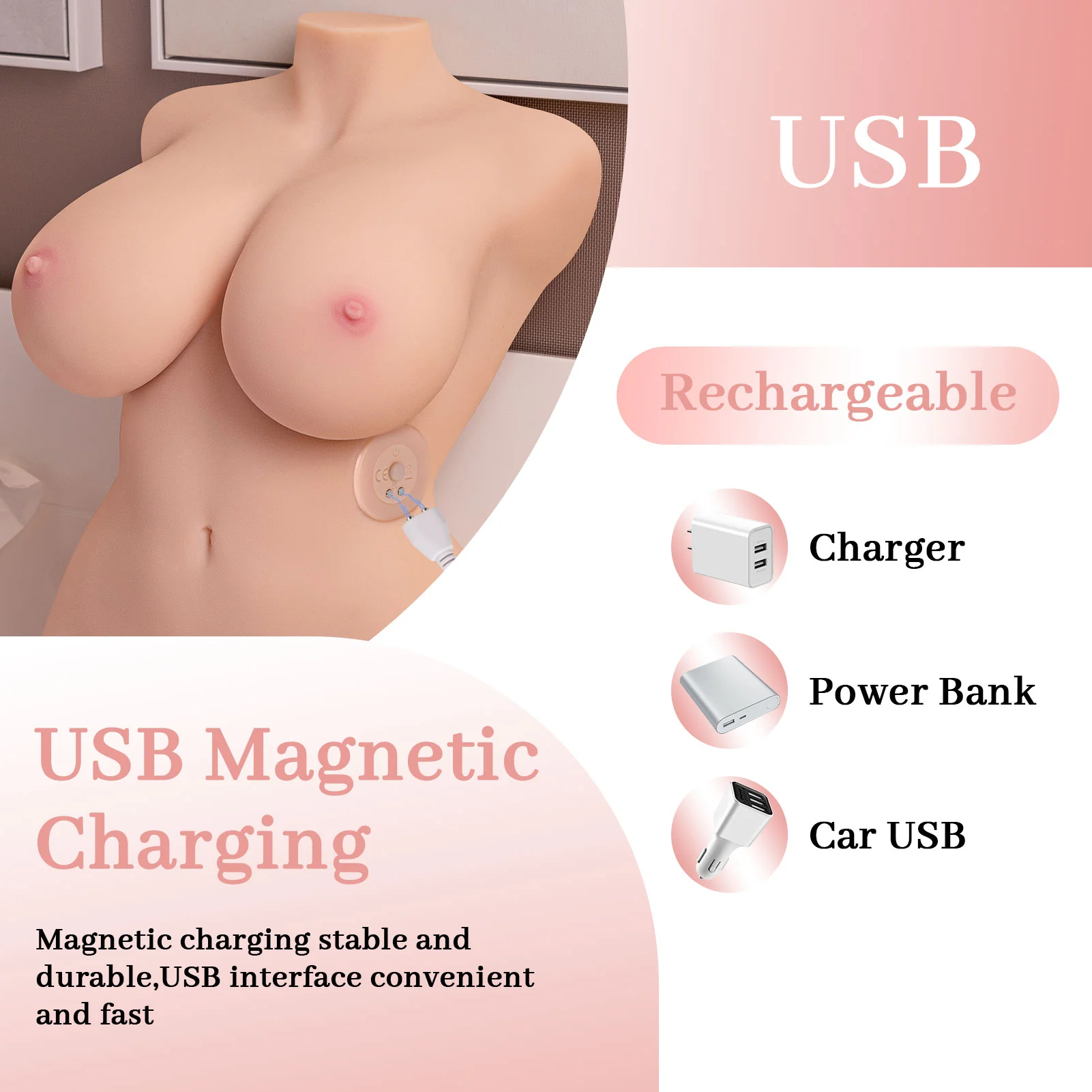70.9lb Realistic Female Torso - Image 2