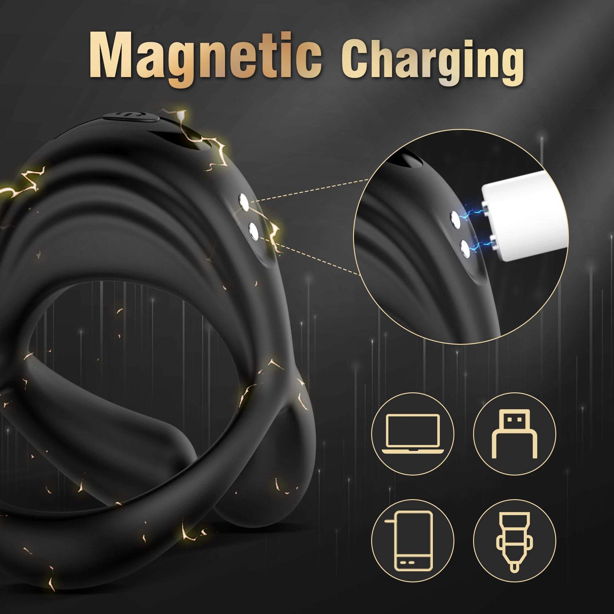 Adjustable Vibrating Cock Ring - Image 5