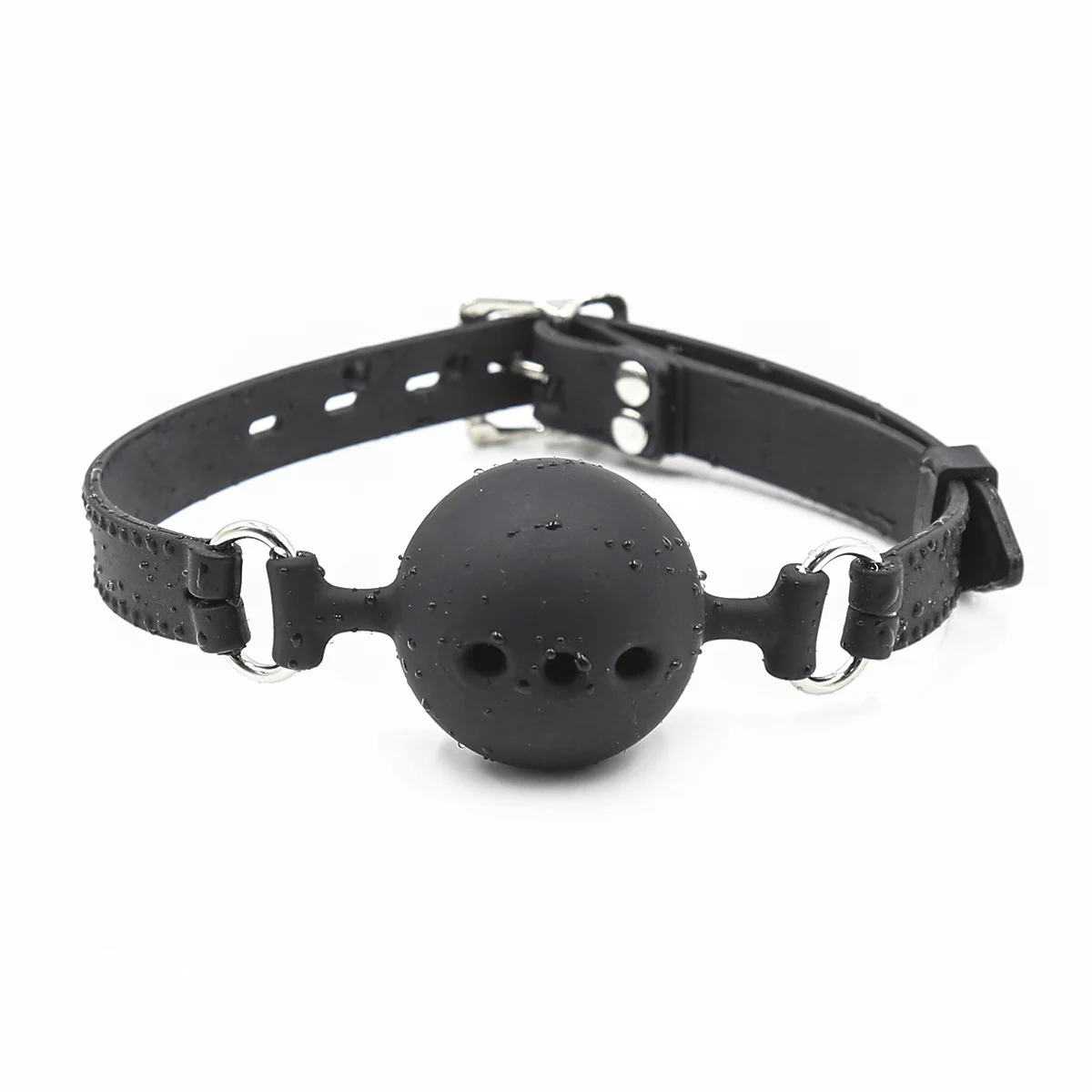 Adjustable Silicone Ball Gag – SM Bondage (S/M/L)