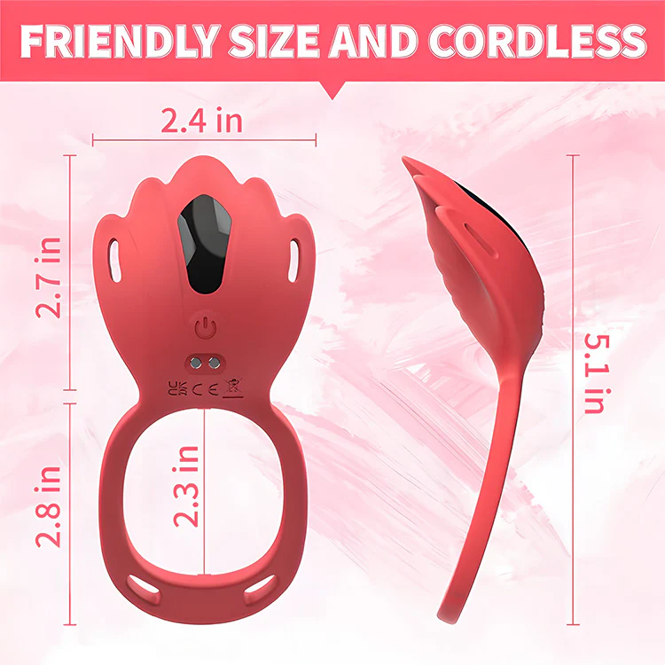 APP-Controlled Wearable Clitoral Vibrator with Strap - Image 6