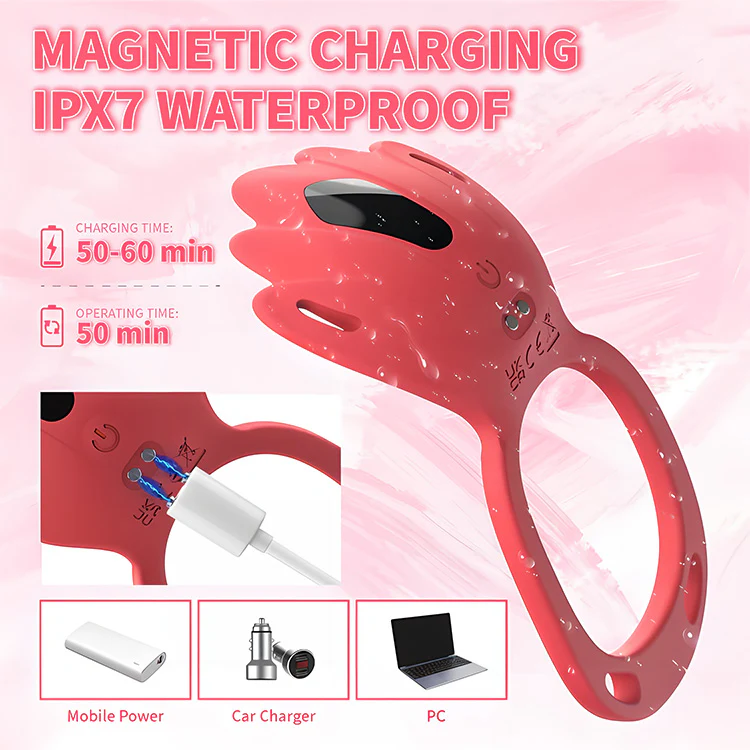 APP-Controlled Wearable Clitoral Vibrator with Strap - Image 7