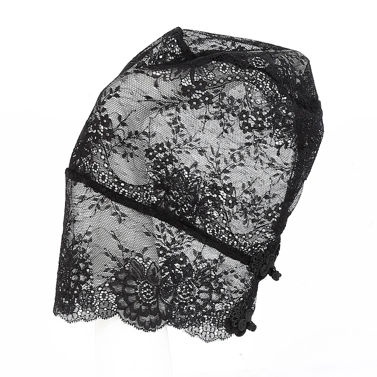 Black Lace Hood - Image 4