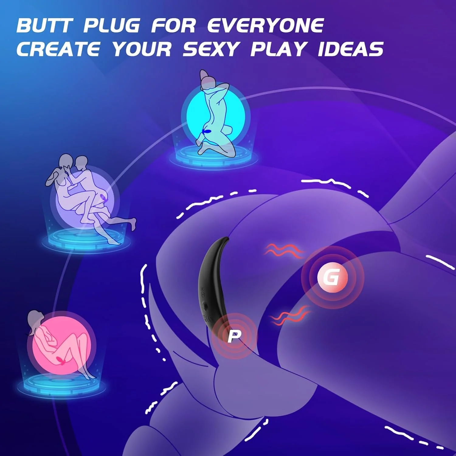 Electrical Anal Butt Plug - Rotating & Vibrating - Image 4
