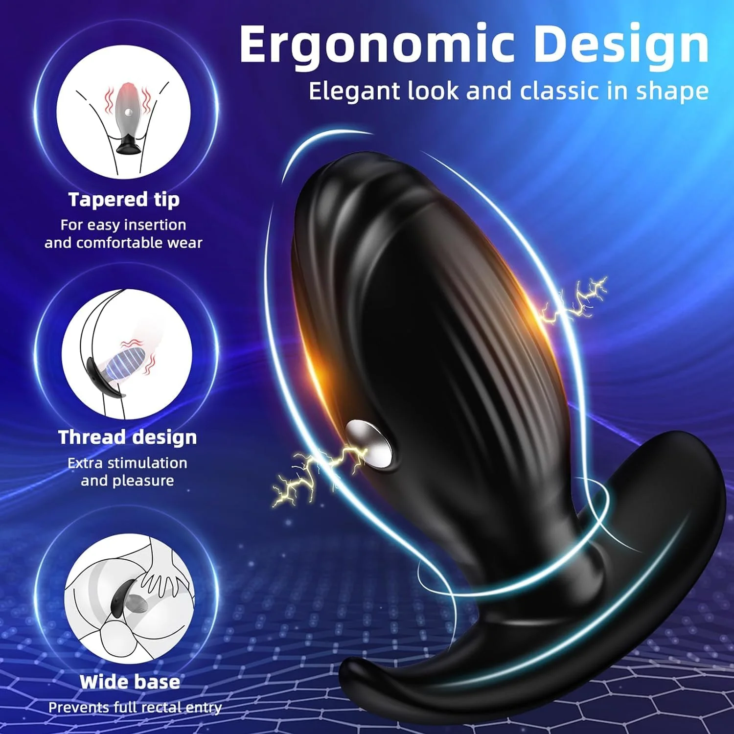Electrical Anal Butt Plug - Rotating & Vibrating - Image 5