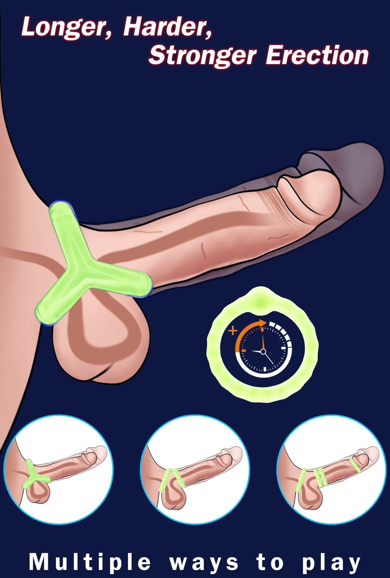Cock Ring Set - Erection & Couple Toy - Image 3