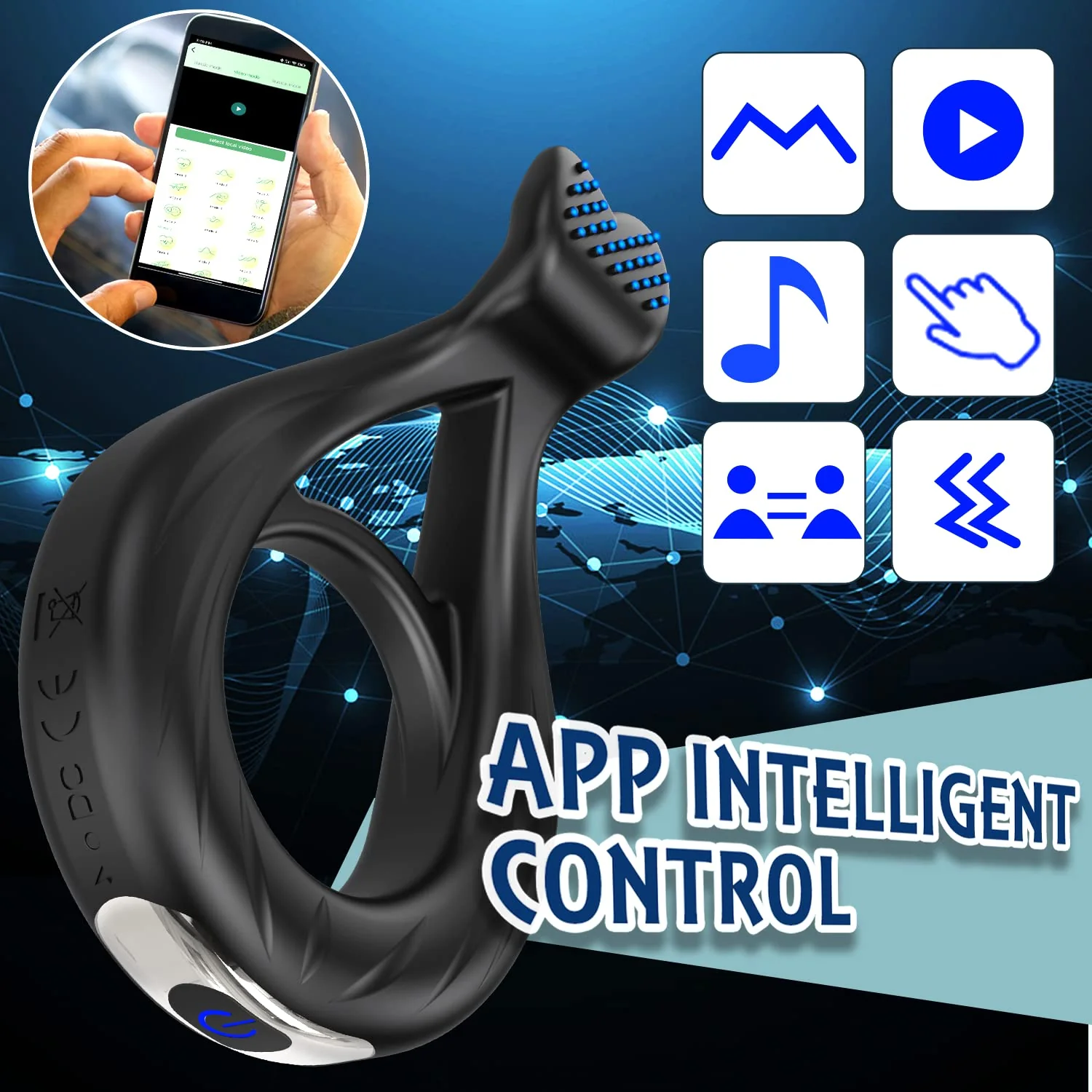 Wearable Cock Ring - Vibrating & App Controlled - Image 4