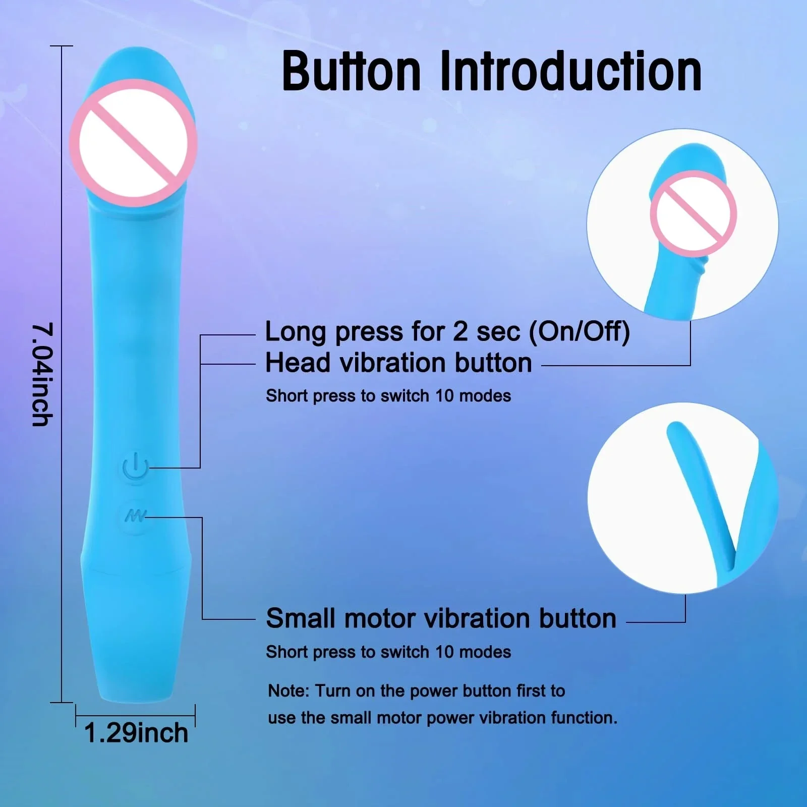 Dual-Ended Vibrator | G-Spot, Clitoris & Anal Stimulation | Female Pleasure Device - Image 4