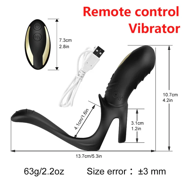 Vibrating Penis Ring with Clitoral and G-Spot Stimulation for Couples - Image 7