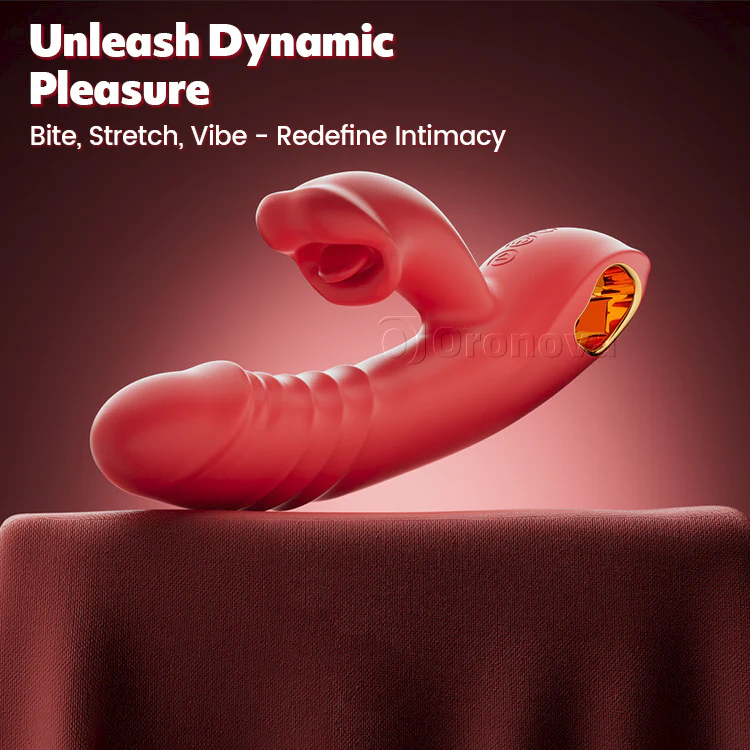 Dynamic Bliss Wave - Ultimate G Spot Pleasure Toy with Adjustable Biting and Stretching - Image 2