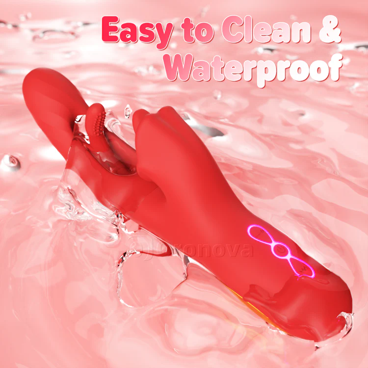 G Spot Tongue Licking Vibrator - Flapping & Rotating - Image 9