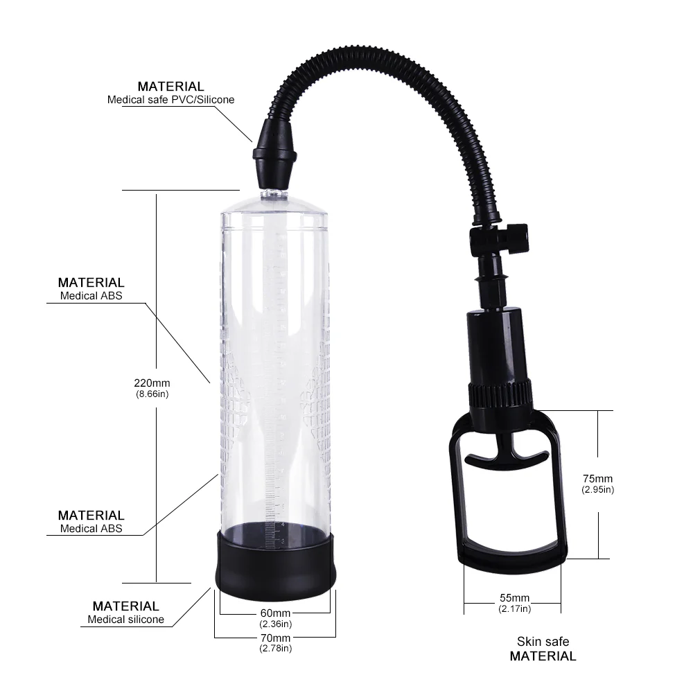 Manual Vacuum Penis Pump for Enhancement & Performance - Image 8