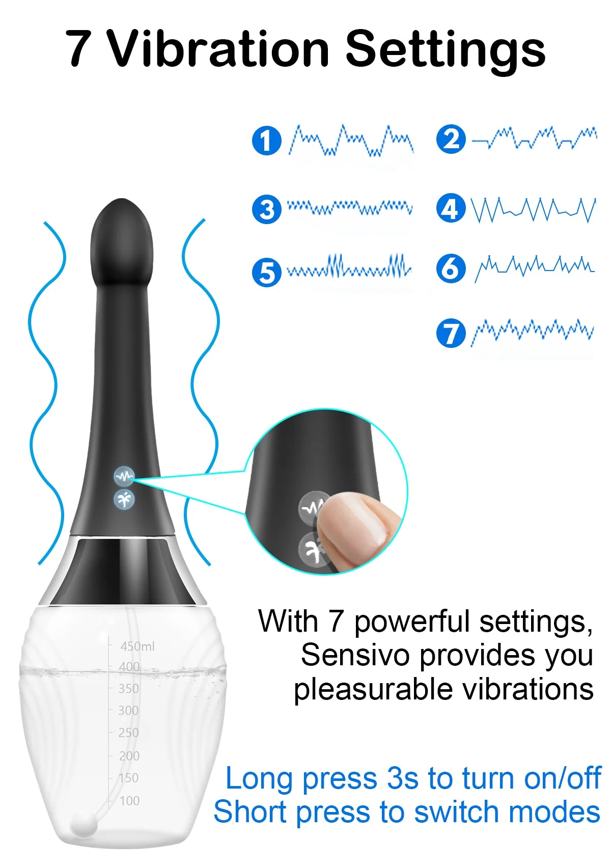 Enema Anal Douch - Vibrating & Spray - Image 6
