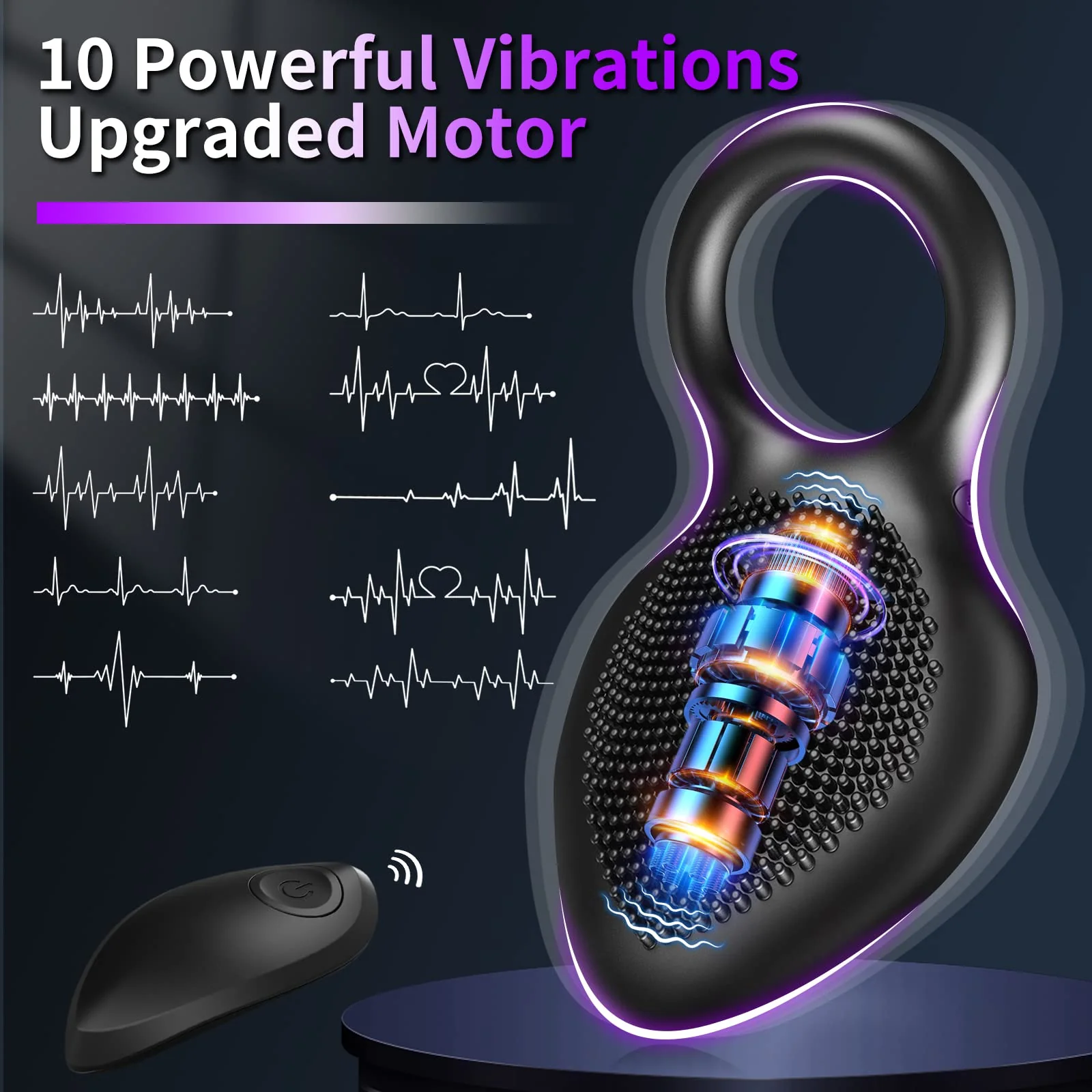 Peak Performance Vibrating Penis Ring Intense Vibration - Image 5