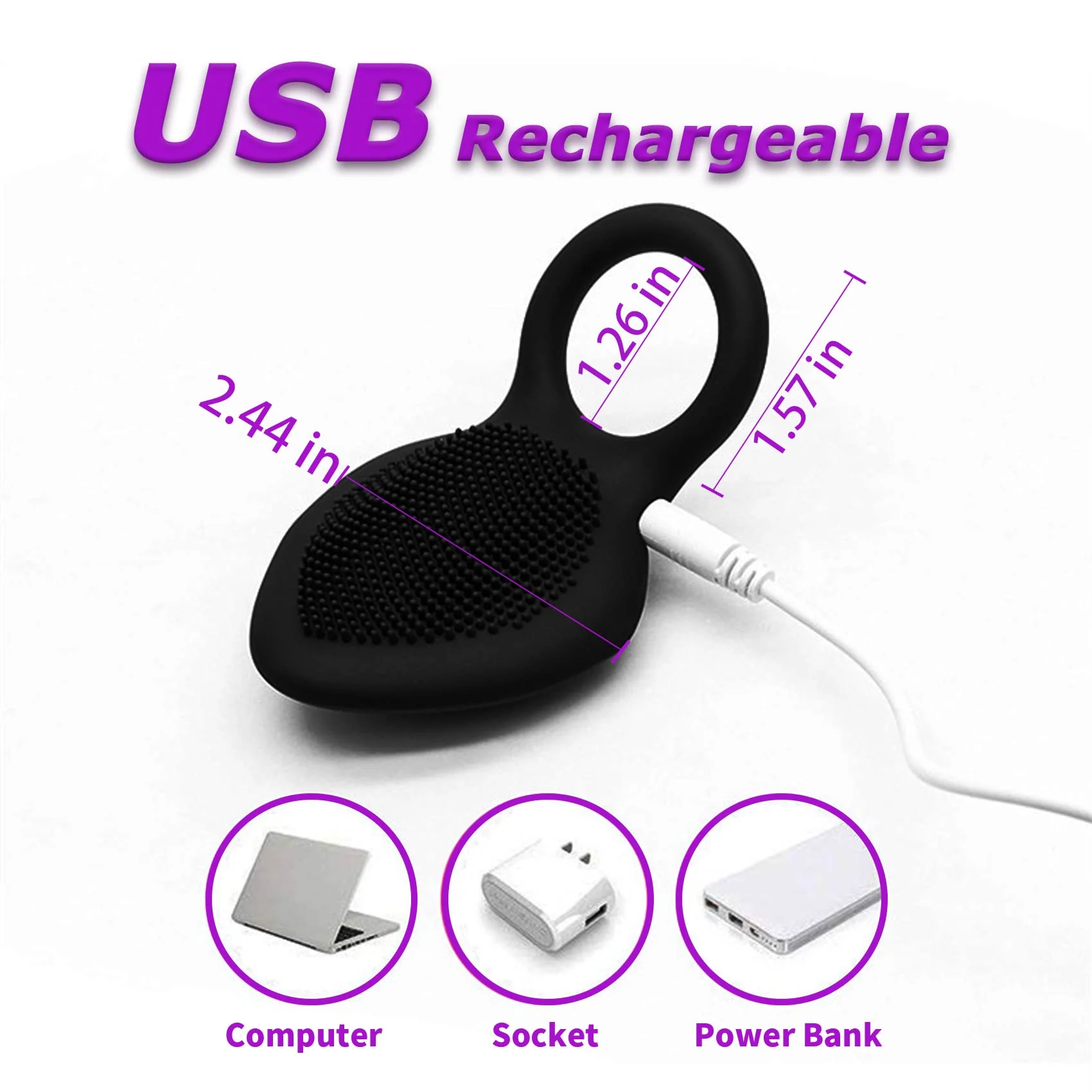 Peak Performance Vibrating Penis Ring Intense Vibration - Image 6