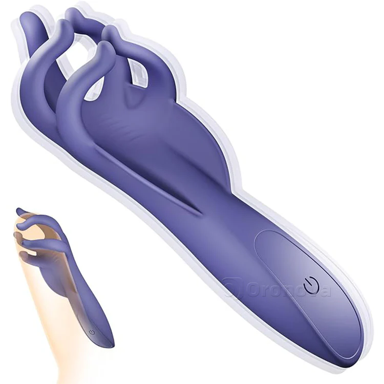 Fingered Penis Cock Ring - Vibrating & Waterproof - Image 3