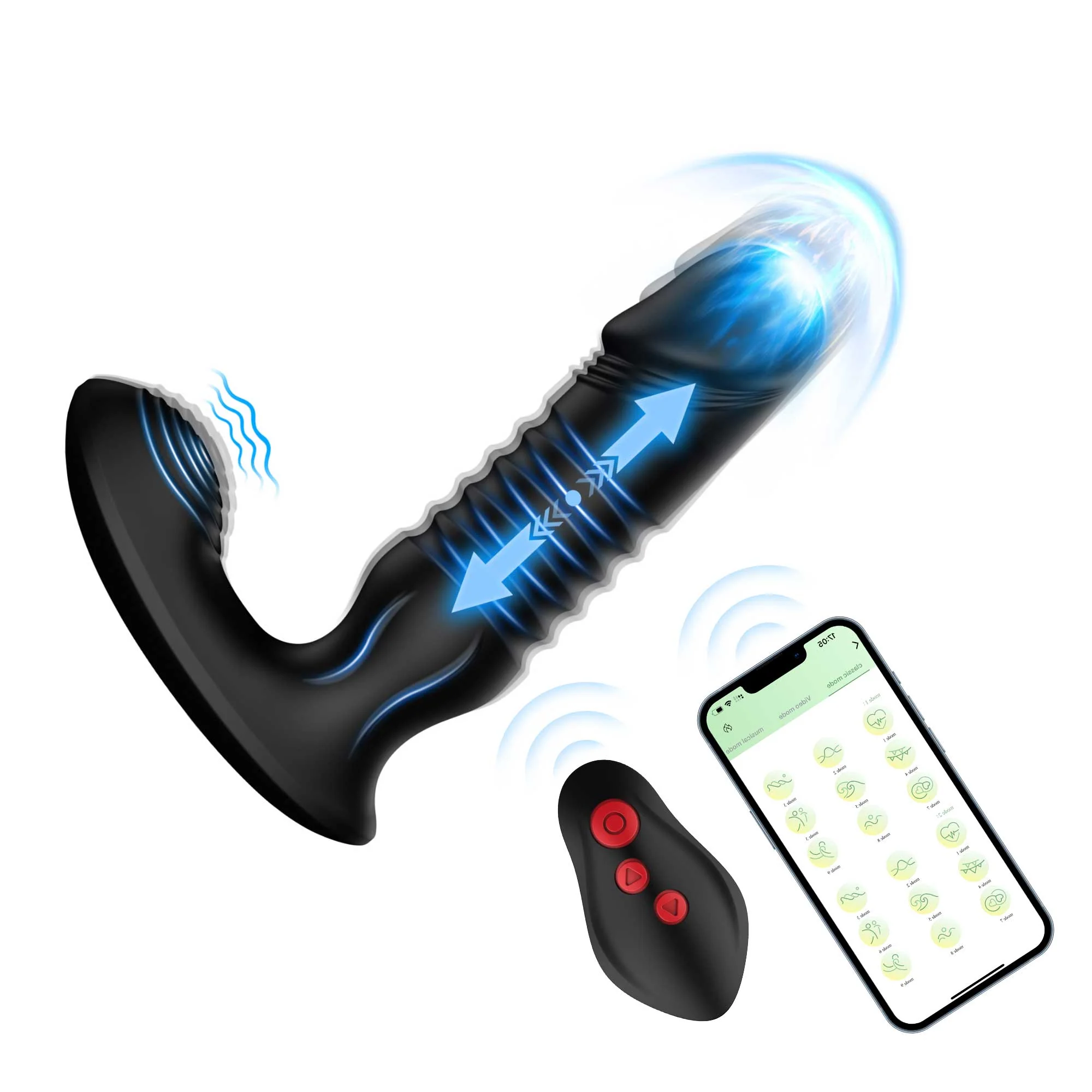 Prostate Massager with Thrusting Vibration - Image 2