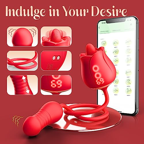 Pulsating Rose Vibrator with Sensation - Image 4