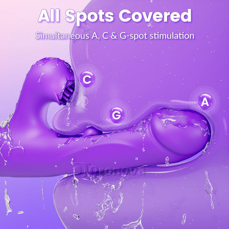 Push-pull vibrator, teasing the clitoris, triple stimulation - Image 4