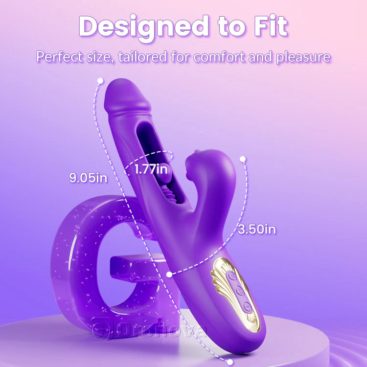 Push-pull vibrator, teasing the clitoris, triple stimulation - Image 9