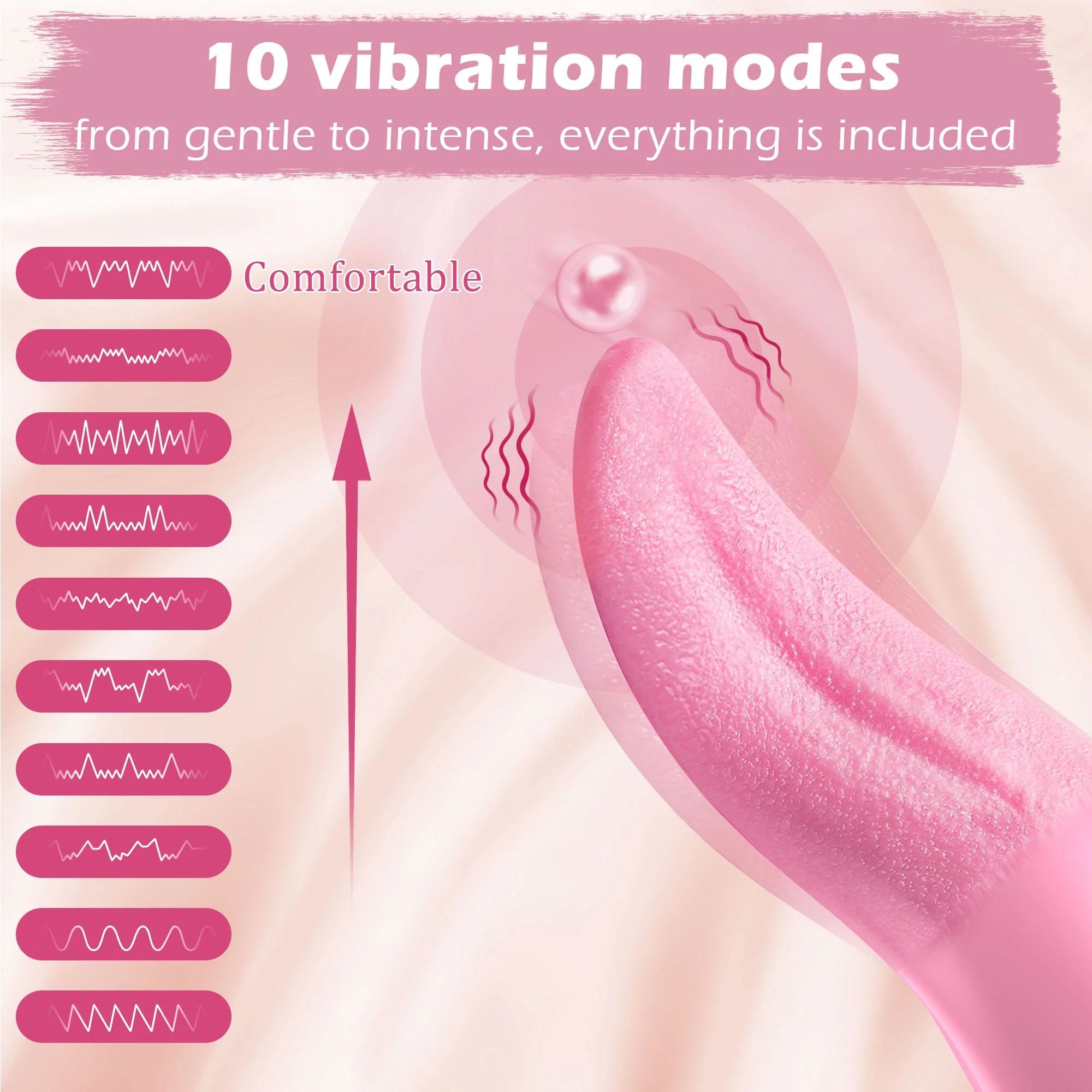 Tongue Vibrator - Vibrating & Realistic Sensation - Image 3