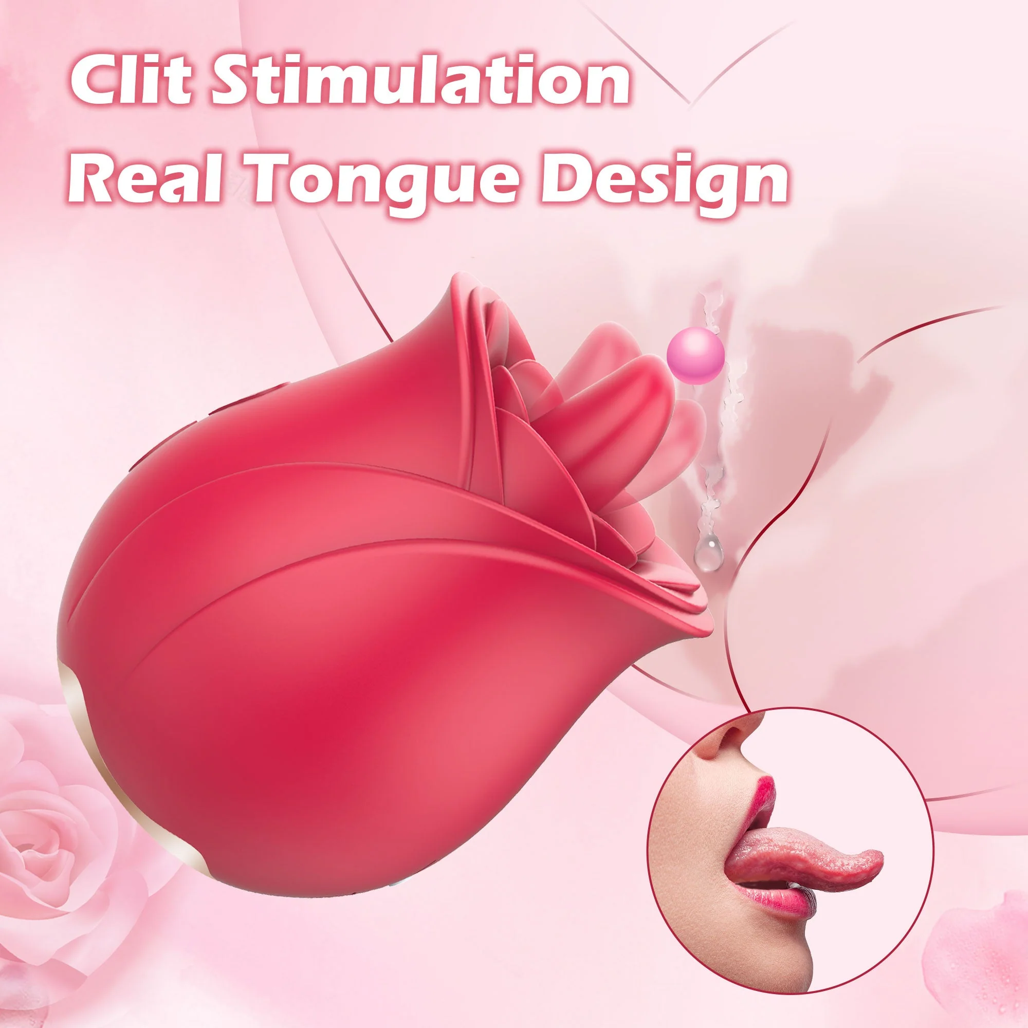 Rose Vibrator - Licking & Vibrating - Image 4