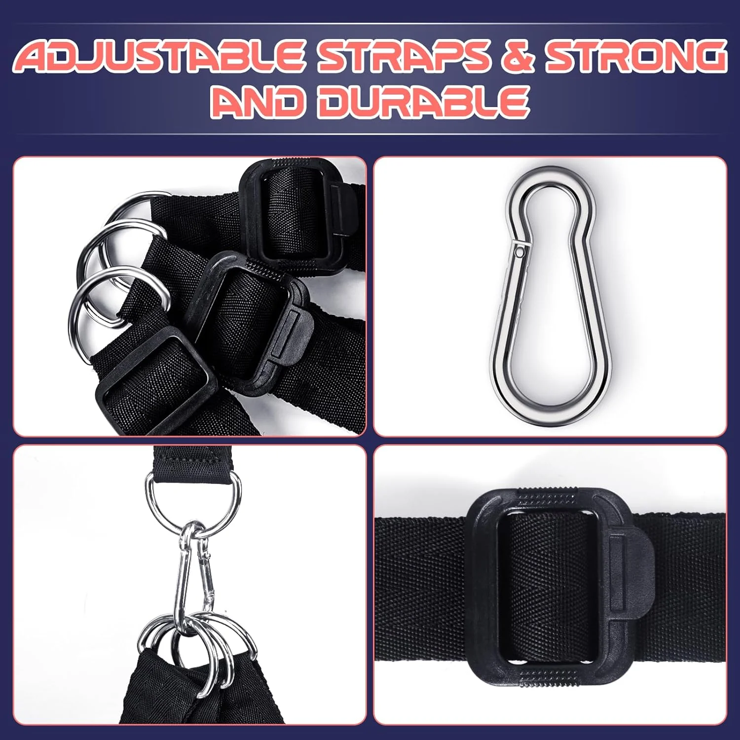 SEXY SLAVE Doorway Swing with Seat – Customizable Bondage Sling for Couples - Image 3