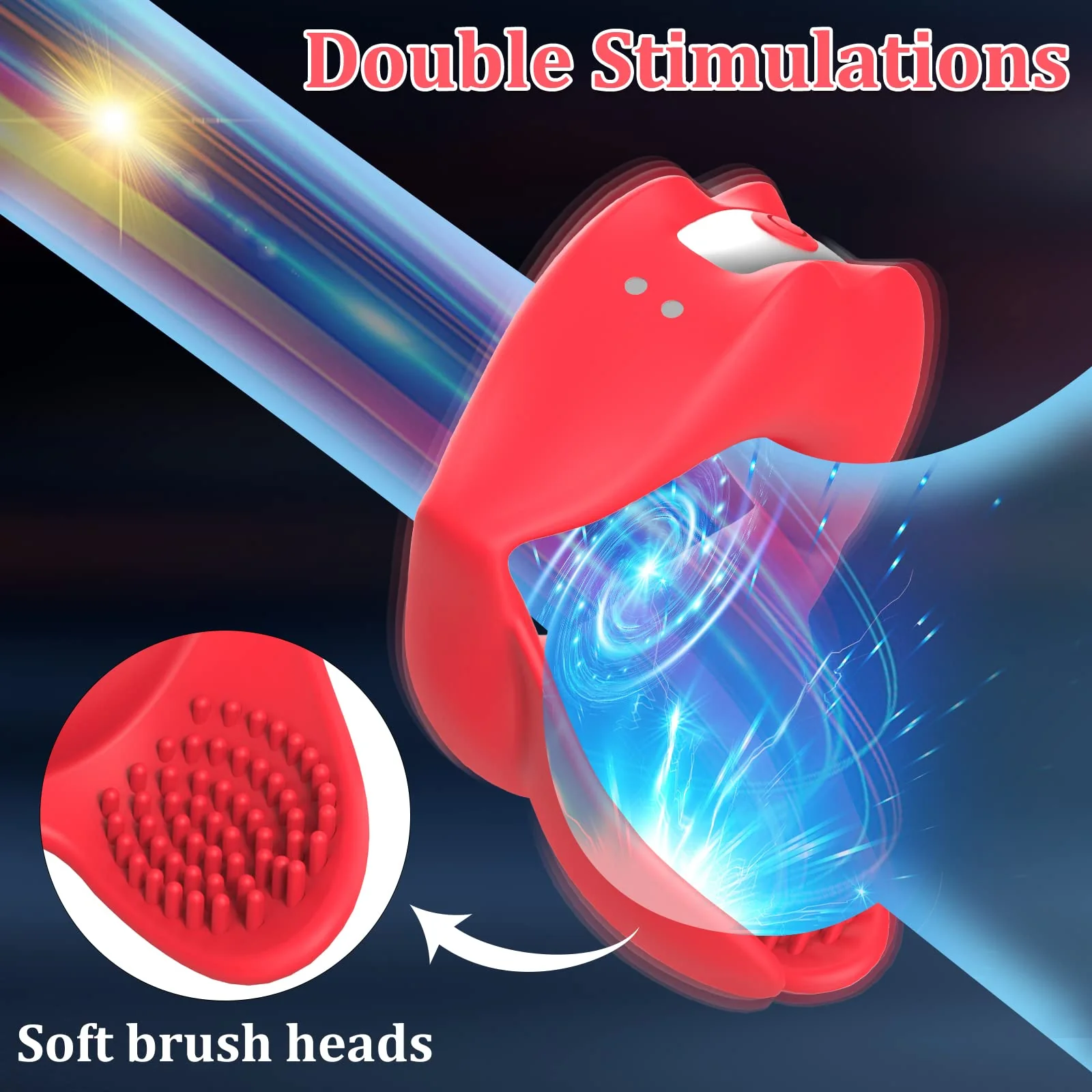 Adjustable Cock Ring - Vibrations & Soft Silicone - Image 4