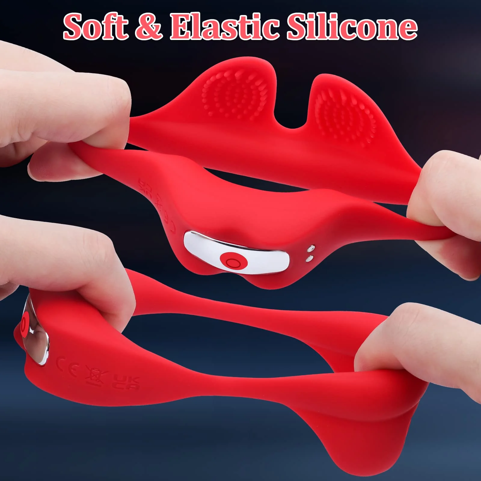 Adjustable Cock Ring - Vibrations & Soft Silicone - Image 6