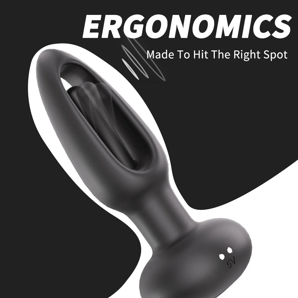 Anal Flapping Butt Plug - Vibrating & Portable - Image 4