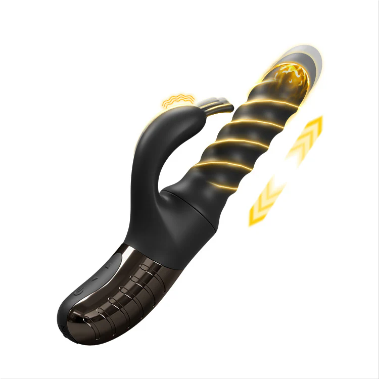 Thrusting 360 °& Rotating Vibrator – Dual Motor G-Spot & Clit Stimulator - Image 2