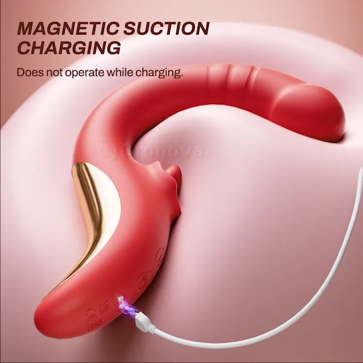 Licking G spot Vibrator - Thrusting & Vibrating - Image 4