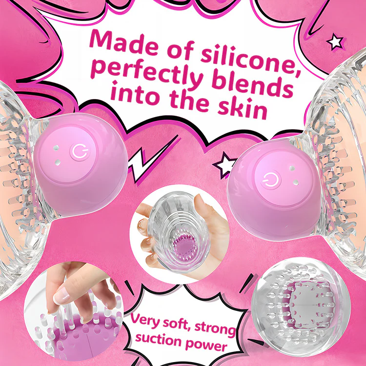 Vacuum Nipple Vibrator with 10 Vibration Modes & Wireless Remote - Image 4