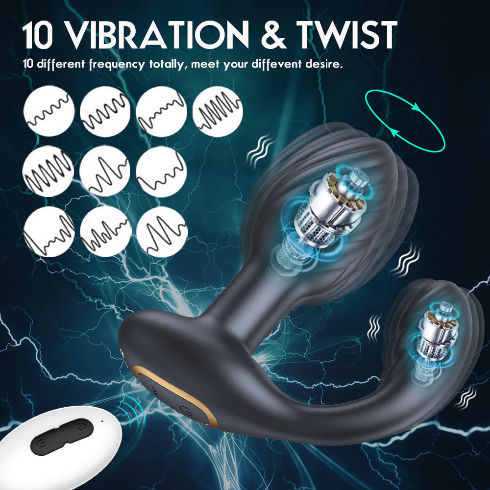 Anal Rotating Butt Plug - Vibration - Image 2