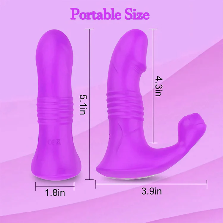 App-Controlled Thrusting Realistic Vibrator with Vibration - Image 2