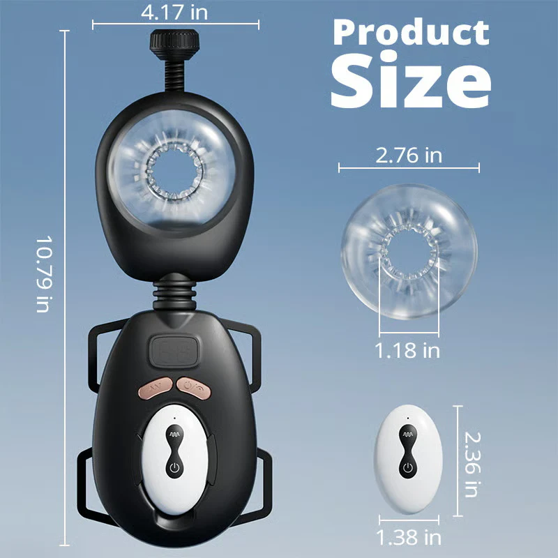 Wearable masturbator, adjustable tightness, remote control - Image 8
